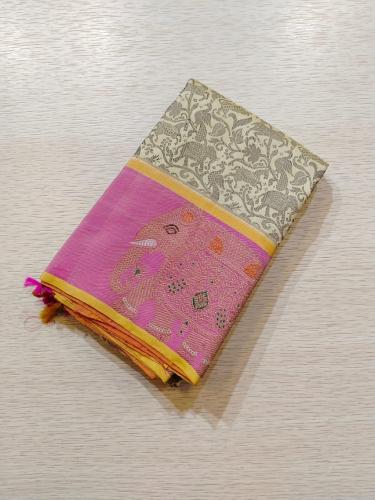 SAREES KPM SILK WITH BLOUSE
